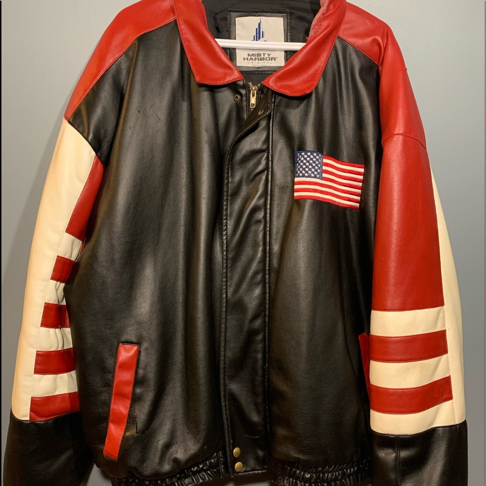 Vintage 1980’s Leather USA Jacket